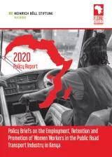 Cover Page of the Women In transport Policy Brief