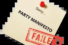 Party Manifesto Failed