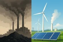 From coal to clean: transitioning from polluting power to renewable energy for a sustainable future.