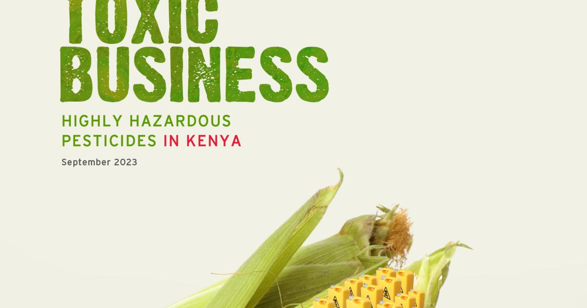 Data and Facts Highly Hazardous Pesticides (HHPs) in Kenya Heinrich