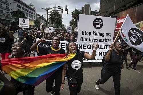 Fighting Inequality Protest in Nairobi 