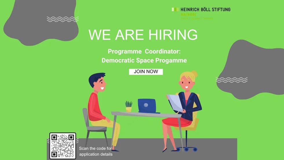 Job Announcement   Programme Coordinator:  Democratic Space Programme 