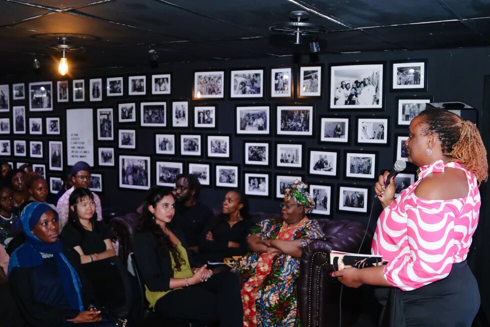 Njeri Migwi of Usikimye speaks at the launch of MASKAN II