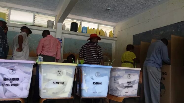 Elections in Progress in Nairobi, Kenya. March 2013 
