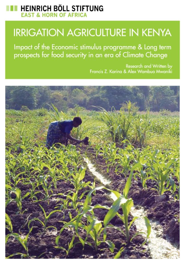 Irrigation Agriculture in Kenya Impact of the Economic Stimulus